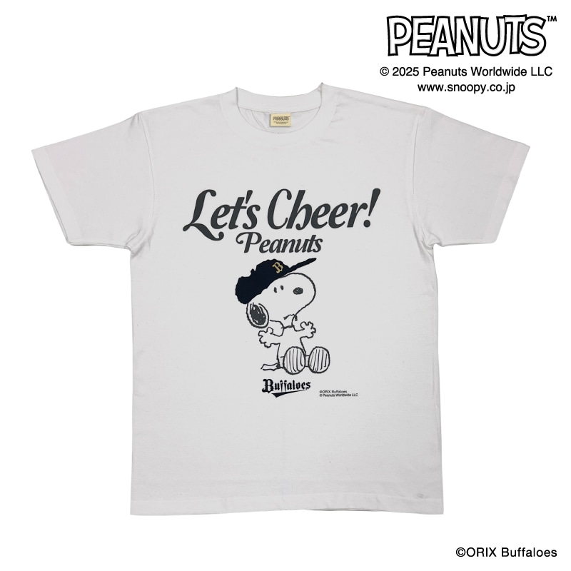 25SNOOPY BUFFALOES Tシャツ(ホワイト) Lサイズ