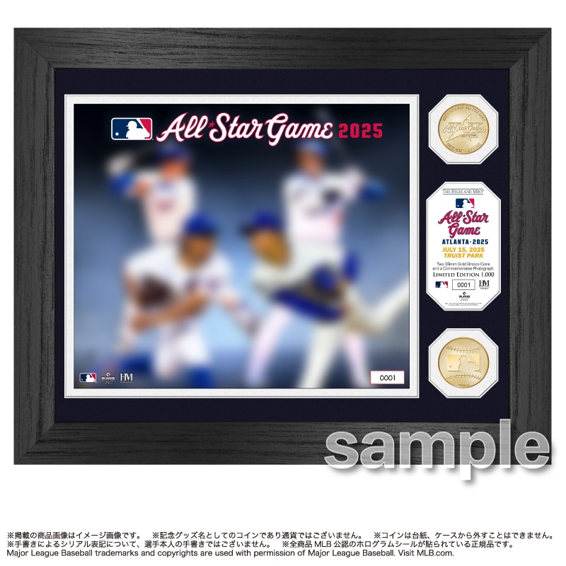 大谷翔平 2023 MLBオールスターゲーム出場記念ダブルコインフォトミント ドジャース 大谷翔平 50-50達成記念 ダブルコインフォトミント