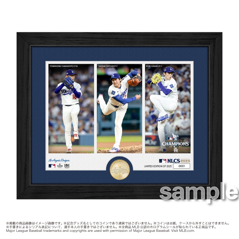 ドジャース 大谷・山本・佐々木 NL チャンピオンシップ 記念コインフォトミント