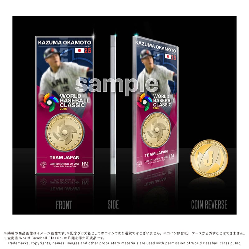 2026 World Baseball Classic ���{�a�^�A�N�����v���[�g�i�R�C���t�j