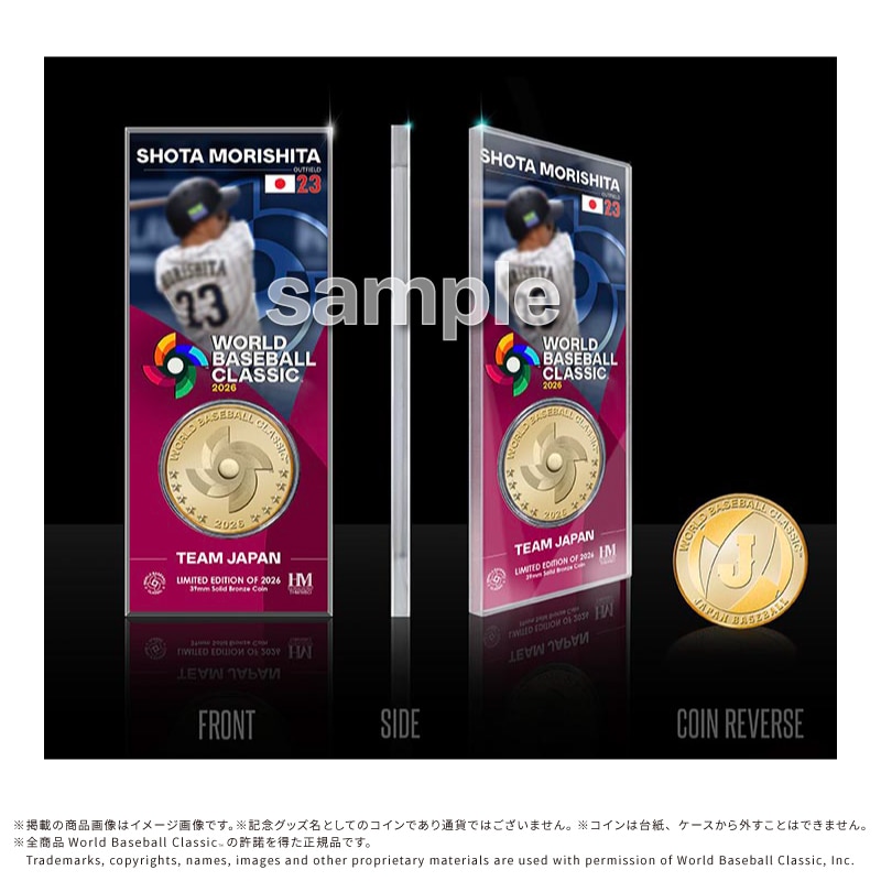 2026 World Baseball Classic �X���đ��A�N�����v���[�g�i�R�C���t�j