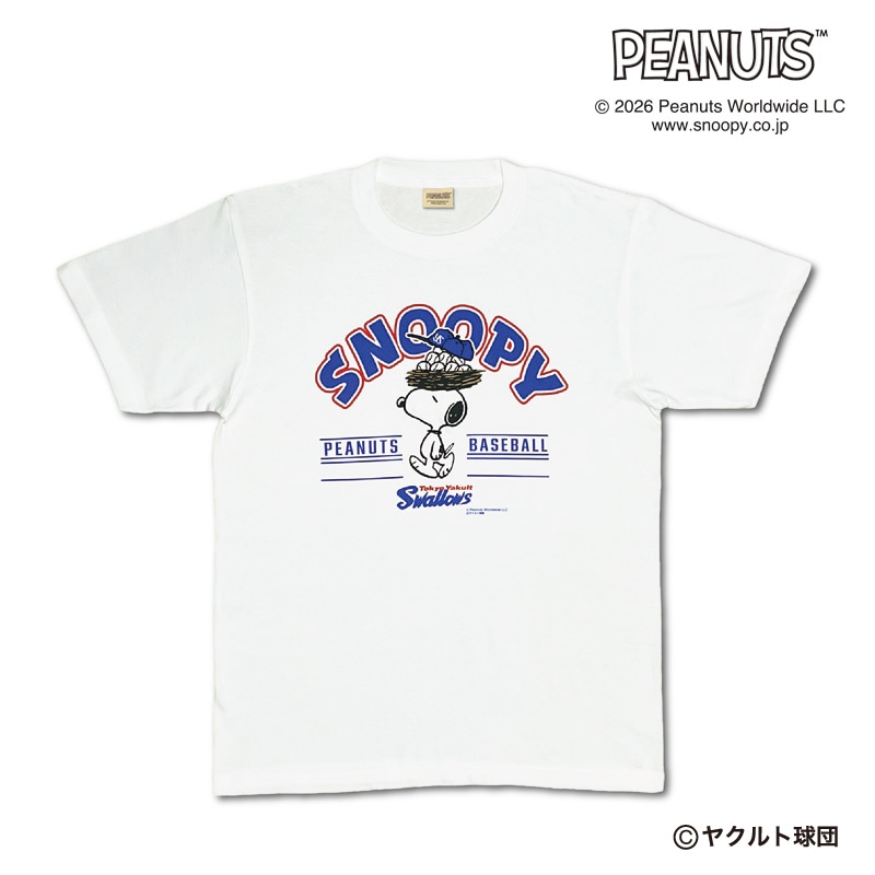 26SNOOPY SWALLOWS T�V���c(�z���C�g) S�`XL