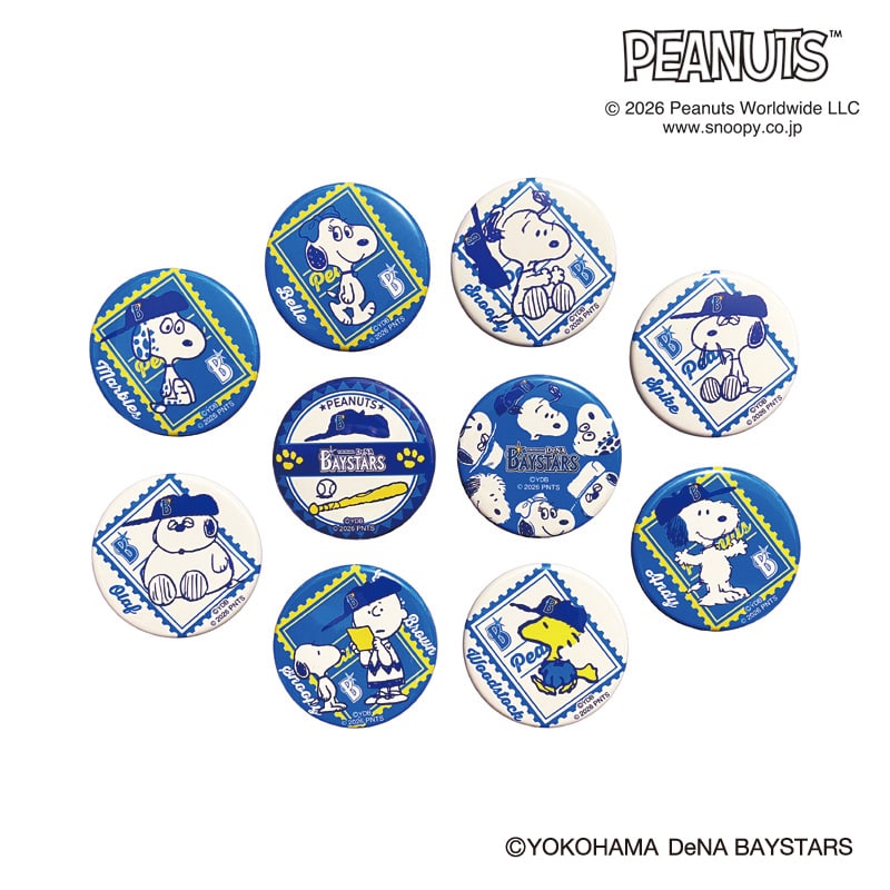 26SNOOPY BAYSTARS �V�[�N���b�g�ʃo�b�W