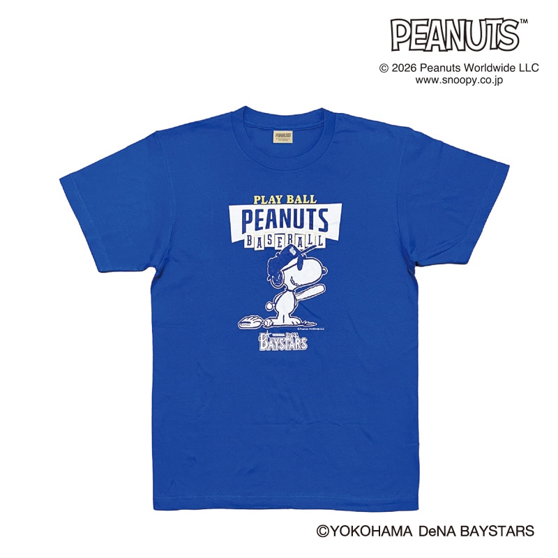 26SNOOPY BAYSTARS T�V���c(�u���[) S�`XL