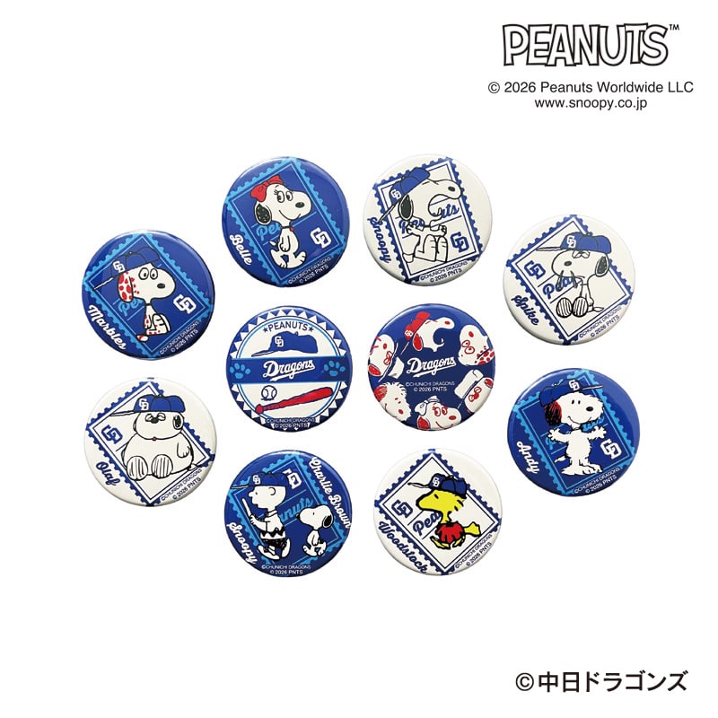 26SNOOPY DRAGONS �V�[�N���b�g�ʃo�b�W