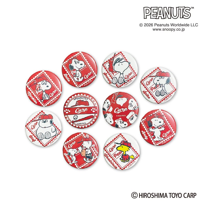 26SNOOPY CARP �V�[�N���b�g�ʃo�b�W