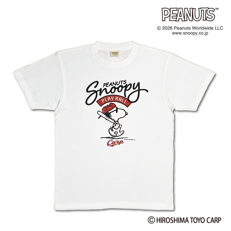 26SNOOPY CARP T�V���c(�z���C�g) S�`XL