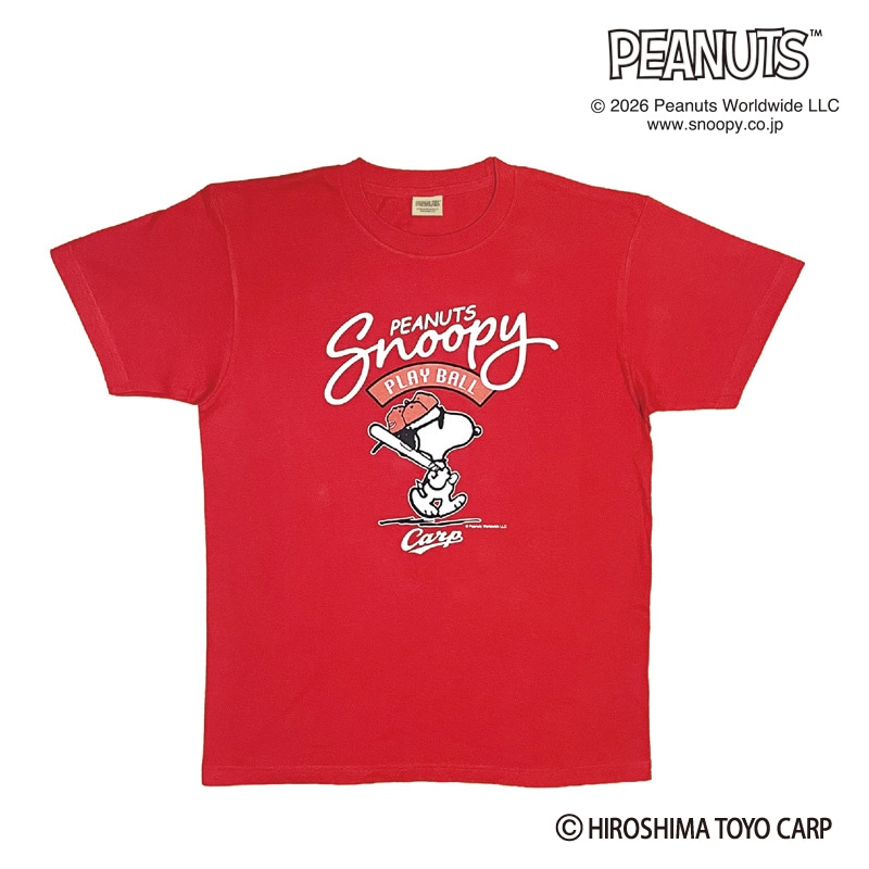 26SNOOPY CARP T�V���c(���b�h) S�`XL