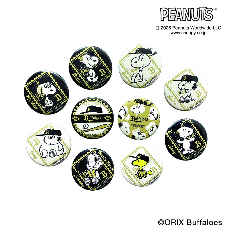 26SNOOPY BUFFALOES �V�[�N���b�g�ʃo�b�W