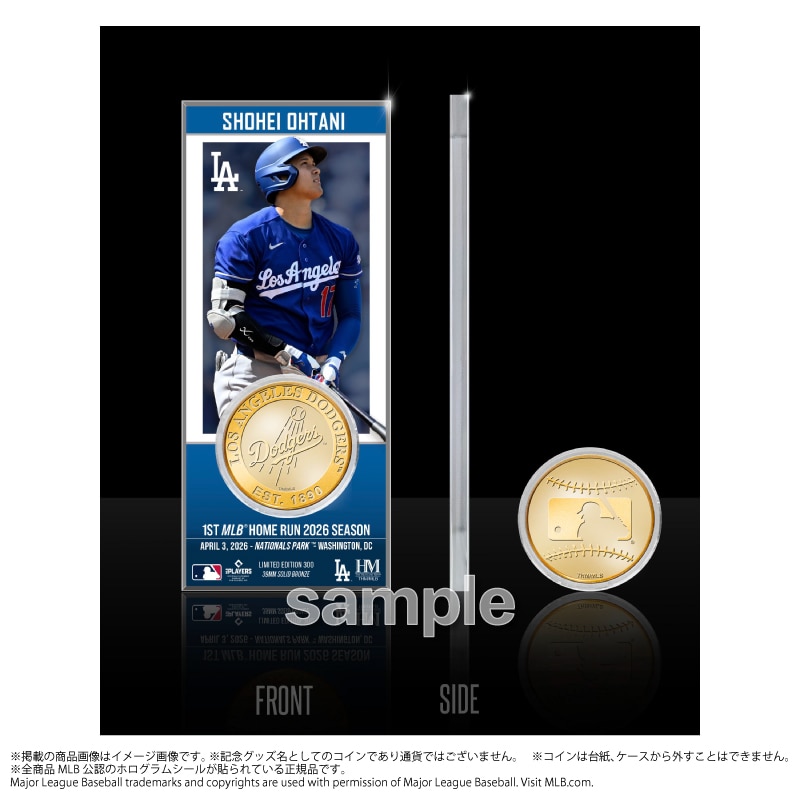 MLB �h�W���[�X ��J�ĕ� 2026������ ���{�ۑŋL�O �A�N�����v���[�g�i�R�C���t�j