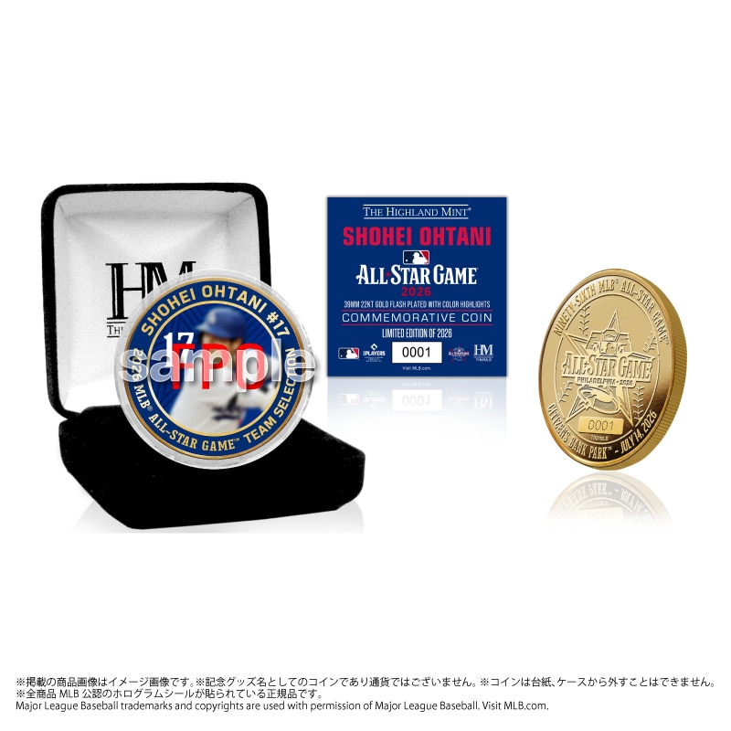 ドジャース 大谷翔平 2026 MLB オールスターゲーム出場記念 ゴールド