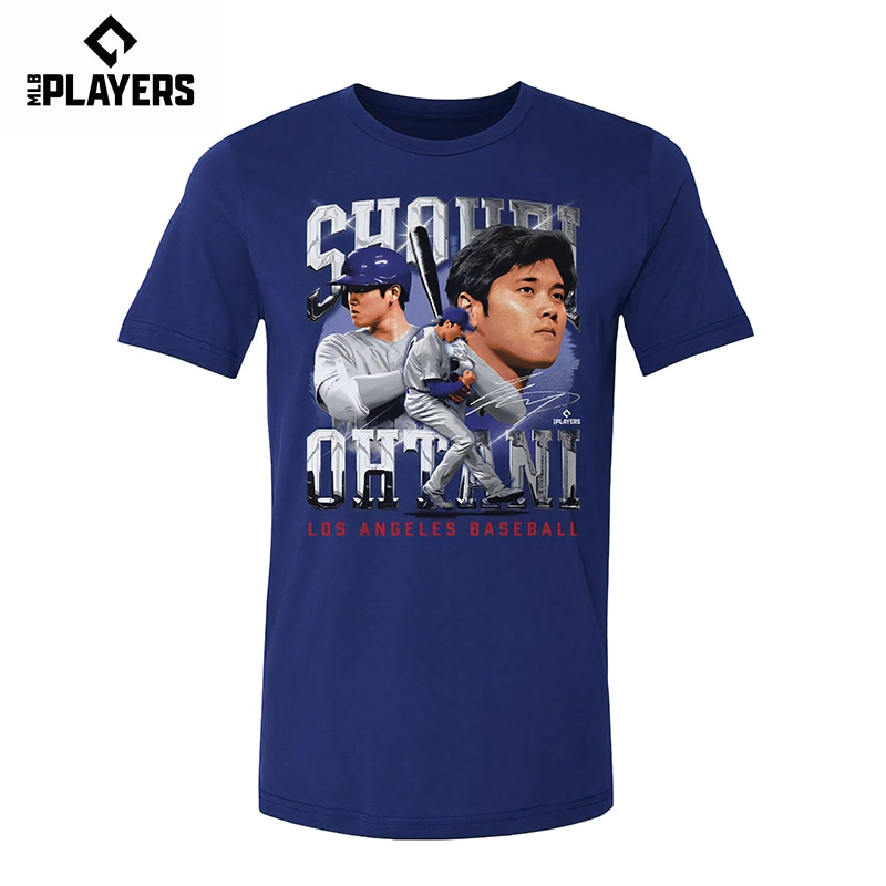 MLB選手会公式ライセンス商品 大谷翔平Ｔシャツ（Ｓ・ブルー）(S ブルー)｜郵便局のネットショップ