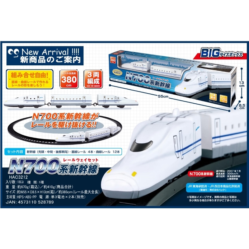 N700系新幹線レールウェイセット