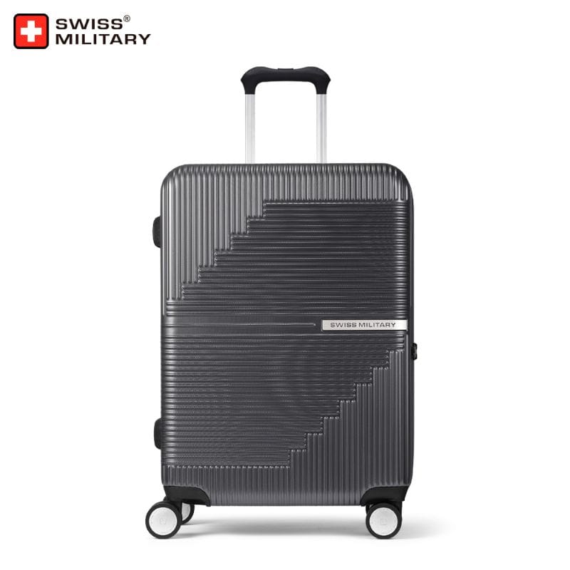 SWISS MILITARY ジェネシス スーツケース 66cm・ダークグレー