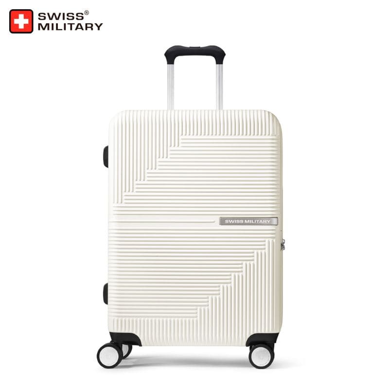 SWISS MILITARY ジェネシス スーツケース 66cm・バニラホワイト