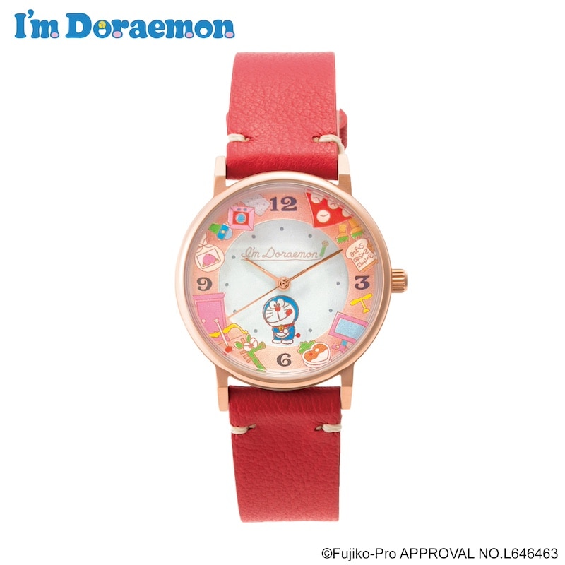 「I’m Doraemon」 GRANDEUR ドラえもんひみつ道具モデル (GSW005D4) レッド