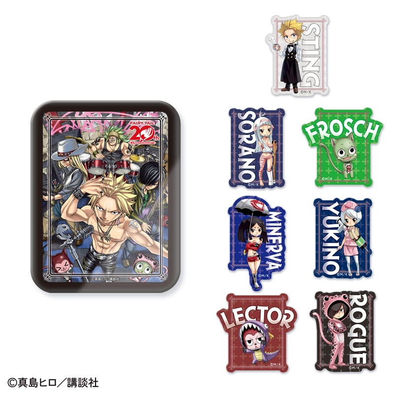 �uFAIRY TAIL�v20���N�L�O �ʃP�[�X&�X�e�b�J�[�Z�b�g�i�Z�C�o�[�g�D�[�X�j