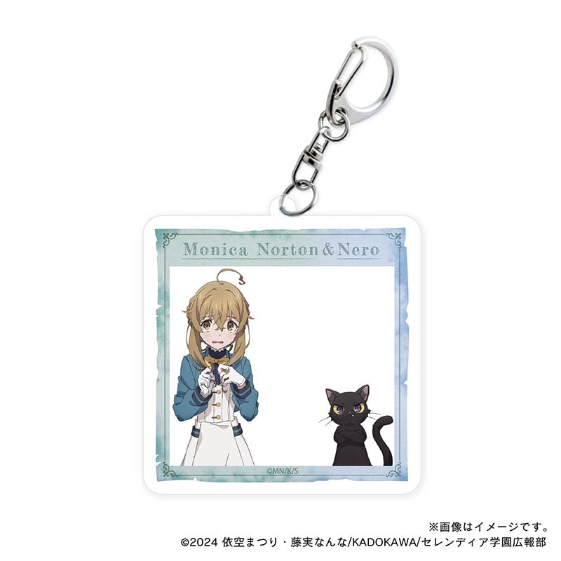 サイレントウィッチ ファントエス デカプセル ガチャ 缶ミラー コンプリート サイレント・ウィッチ 缶バッジ・モニカ(制服ver)_デフォルメ