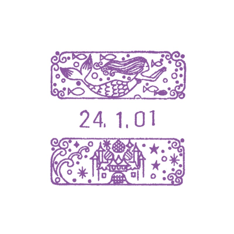 アンデルセン日付印 人魚の姫 M