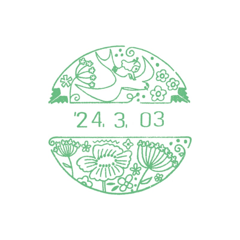 アンデルセン日付印 おやゆび姫 L