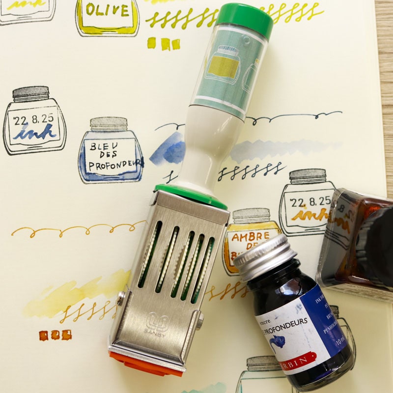 INK BIYORI日付印 小瓶 M