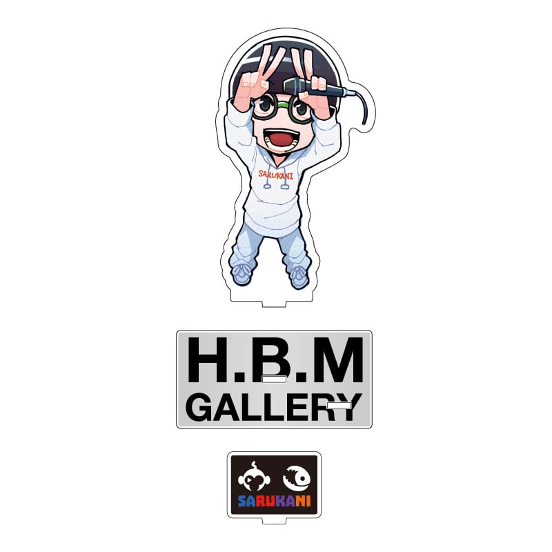 SARUKANI HBMGコラボアクリルスタンド 4体セット SARUKANI × HBMG アクリルスタンド SOSO｜郵便局のネットショップ