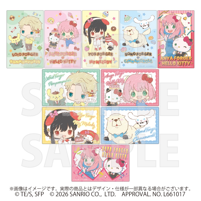 SPY×FAMILY�E�T�����I�L�����N�^�[�Y�@�g���[�f�B���O�N���A�J�[�h�i�S10��j