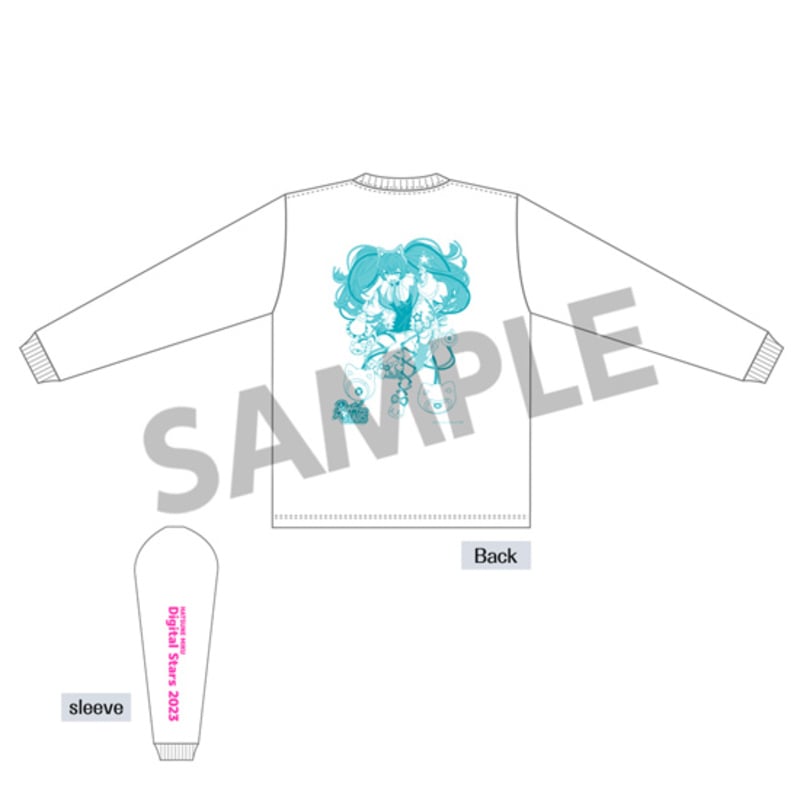 HATSUNE MIKU Digital Stars 2023 �����O�X���[�uT�V���c�iS�`XXL�j�y�T�C�Y��I���z