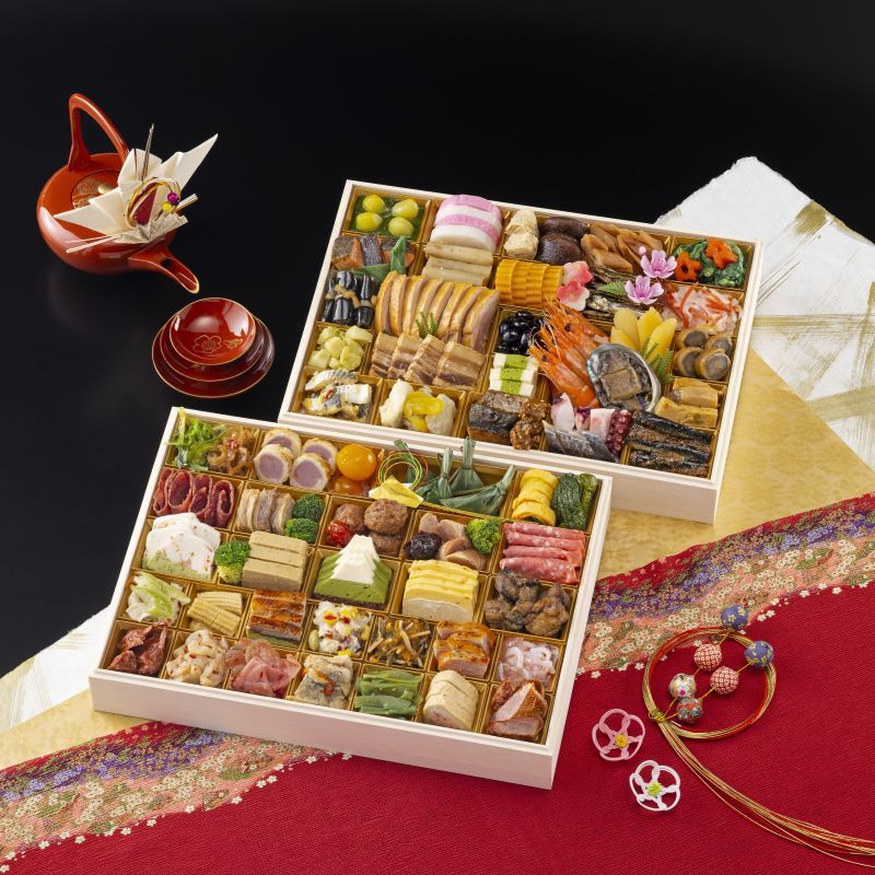 <おせち>【冷凍】KNT-CTホールディングス70周年記念 味の玉手箱 〜70品の華やぎ二段重〜【12月30日お届け指定】